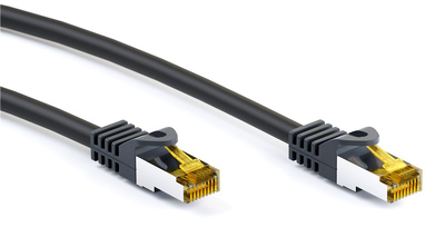 GOOBAY καλώδιο δικτύου 91608, CAT 7 S/FTP, 500MHz, CU, 2m, μαύρο