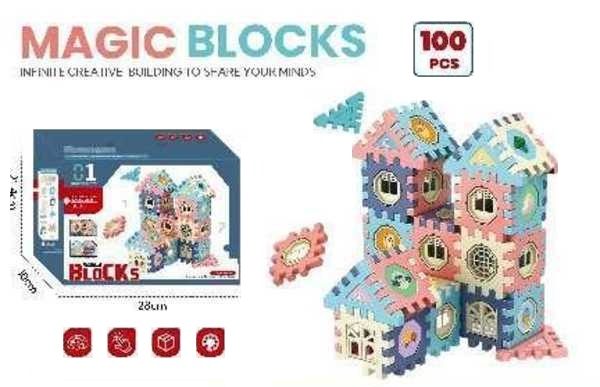 Σετ κατασκευών DIY με τουβλάκια - 2067 - 100pcs - 922217