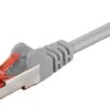 GOOBAY καλώδιο δικτύου 93212, CAT 6 S/FTP, copper, 250MHz, 0.25m, γκρι