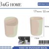 Θήκη οδοντόβουρτσας πλαστική - Beige - 21555