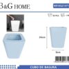 Κάδος απορριμμάτων μπάνιου πλαστικός - Light Blue - 21671