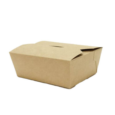 KRAFT DELIVERY BOX No 4 - (50τεμ.) - (22x16x9cm) - (19,5x13,8x9cm) - (2600ml-3000ml) - (98oz)