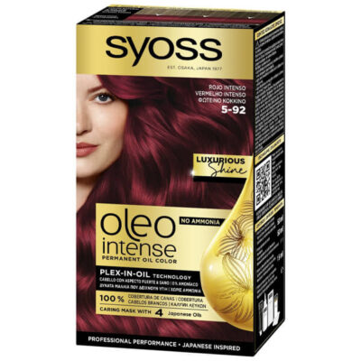 SYOSS ΒΑΦΗ ΜΑΛΛΙΩΝ OLEO - (Ν5-92) (ΚΟΚΚΙΝΟ ΦΩΤΕΙΝΟ)