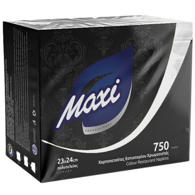 MAXI ΧΑΡΤΟΠΕΤΣΕΤΑ ΠΟΛΥΤΕΛΕΙΑΣ 1Φ (23x24cm) - (750τεμ.) (ΛΕΥΚΗ) (3205000)
