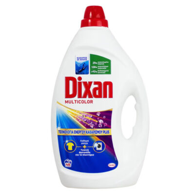 DIXAN ΥΓΡΟ ΠΛΥΝΤΗΡΙΟΥ GEL 48μεζ. - (2,16lit) (MULTICOLOR)
