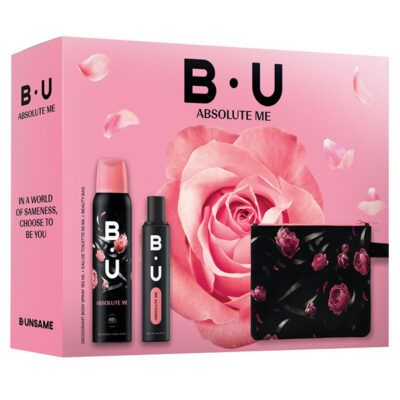 B.U. ABSOLUTE ME EDT 50ml - (+DEO SPRAY 150ml) (+BEAUTY BAG)