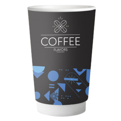 ΠΟΤΗΡΙ ΧΑΡΤΙΝΟ PREMIUM COFFEE FLAVORS (DOUBLE WALL) (16oz) - (20τεμ.)