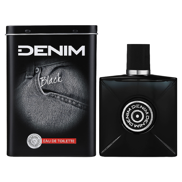 DENIM AFTER SHAVE 100ml - (BLACK) (METAL BOX)
