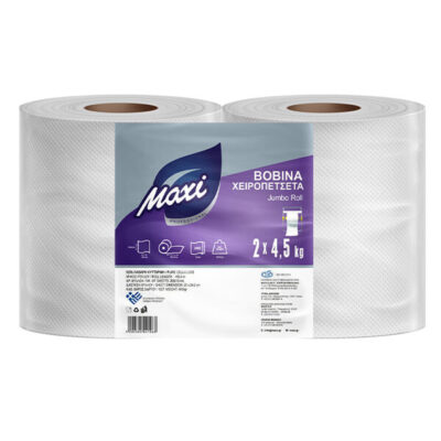 MAXI ΧΑΡΤΙ ΒΙΟΜΗΧΑΝΙΚΟ (2x4.5kg) - (ΒΟΒΙΝΑ ΛΕΥΚΗ) (6101017)