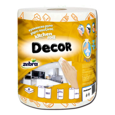 ZEBRA ΧΑΡΤΙ ΚΟΥΖΙΝΑΣ  2Φ 300gr. - (DECOR)
