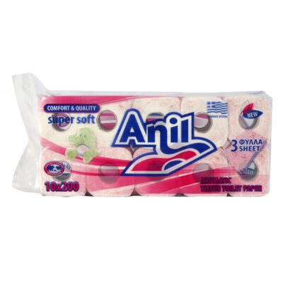 ANIL ΧΑΡΤΙ ΥΓΕΙΑΣ 3Φ - (ΑΡΩΜΑΤΙΚΟ) (92gr. x 10 ΡΟΛΛA)