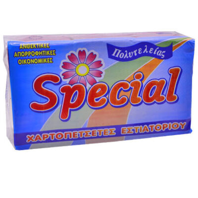 ΚΡΙΝΟΣ ΧΑΡΤΟΠΕΤΣΕΤΑ SPECIAL 1Φ (24x24cm) - (500τεμ) (ΜΠΟΡΝΤΩ)