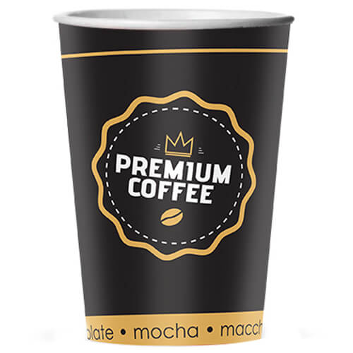 ΠΟΤΗΡΙ ΧΑΡΤΙΝΟ GOLD PREMIUM (SINGLE WALL) (12οz-14οz) - (50τεμ.)
