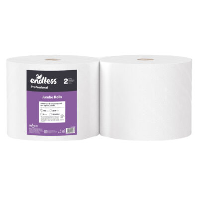 ENDLESS ΧΑΡΤΙ JUMBO ROLL Α' ΠΟΙΟΤΗΤΑ (2x4,5kg.) - (ΧΑΡΤΙ ΒΙΟΜΗΧΑΝΙΚΟ)