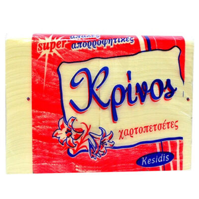 ΚΡΙΝΟΣ ΧΑΡΤΟΠΕΤΣΕΤΑ ΕΣΤΙΑΤΟΡΙΟΥ 1Φ (28x28cm) - (400τεμ.) (ΛΕΥΚΗ)