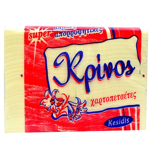 ΚΡΙΝΟΣ ΧΑΡΤΟΠΕΤΣΕΤΑ ΕΣΤΙΑΤΟΡΙΟΥ 1Φ (28x28cm) - (400τεμ.) (ΛΕΥΚΗ)