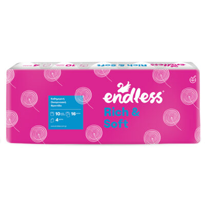 ENDLESS ΧΑΡΤΙ ΥΓΕΙΑΣ RICH & SOFT 4ply - (110gr. x 10 ΡΟΛΛA DECOR)