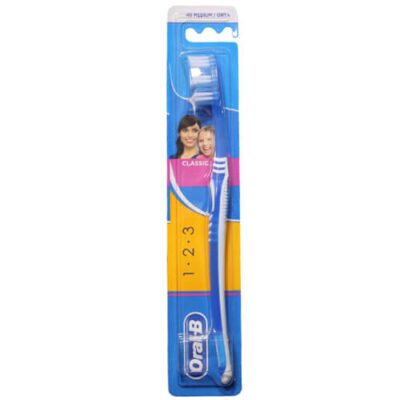 ORAL-B ΟΔΟΝΤΟΒΟΥΡΤΣΑ 1-2-3 CLASSIC CARE 40 - (ΜΕΤΡΙΑ)