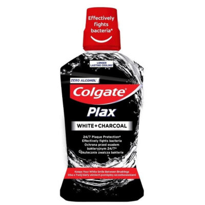 COLGATE ΣΤΟΜΑΤΙΚΟ ΔΙΑΛΥΜΑ PLAX 500ml - (WHITE + CHARCOAL)