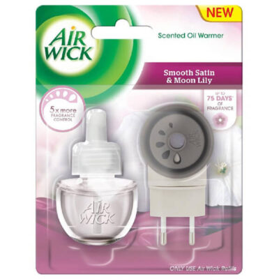 AIR WICK ΣΥΣΚΕΥΗ + ΑΝΤ/ΚΟ 19ml - (SMOOTH SATIN & MOON LILY)