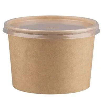 KRAFT ΜΠΩΛ ΣΟΥΠΑΣ ΜΕ ΚΑΠΑΚΙ PP (16oz) - (25τεμ.)