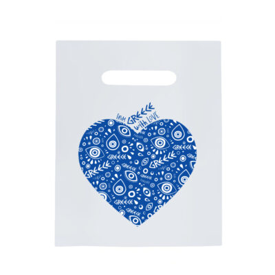 Πλαστική Σακούλα Χούφτα Μπλε Μάτι 17x24cm 1kg (200τμχ)