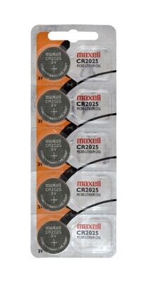 MAXELL Μπαταρία λιθίου CR2025, 3v, 5τμχ