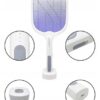 ESPERANZA ηλεκτρική ρακέτα εντόμων EHQ011 με UV λυχνία, 3W, 3500V, 1200mAh, λευκή
