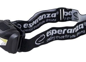 ESPERANZA φακός κεφαλής LED EOT037, 100lm, μαύρος