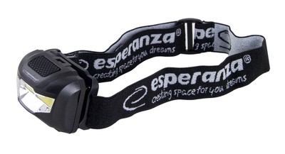 ESPERANZA φακός κεφαλής LED EOT037, 100lm, μαύρος