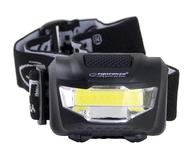 ESPERANZA φακός κεφαλής LED EOT037, 100lm, μαύρος