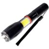 ESPERANZA φορητός φακός LED EOT070, 250lm, IPX3, zoom, με μαγνήτη, μαύρος