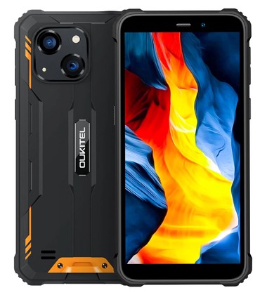 OUKITEL smartphone G2, 6", 4/64GB, 6300mAh, IP68/IP69K, πορτοκαλί