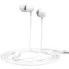 CELEBRAT earphones με μικρόφωνο G4, 3.5mm σύνδεση, Φ10mm, 1.2m, λευκό