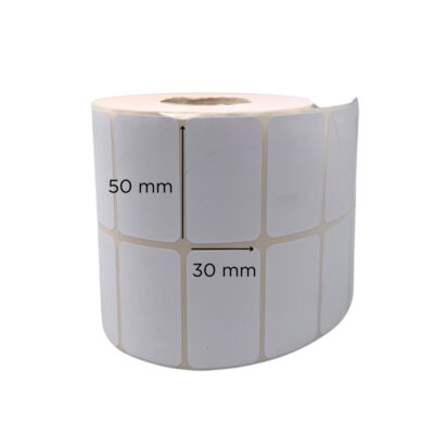 Ρολό Θερμικών Ετικετών για Barcode 50x30mm 3000τμχ