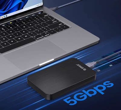 ORICO θήκη για 2.5" SATA HDD/SSD HM25U3, 5Gbps, μαύρη