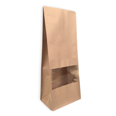 10x23x7cm Doypack Flat Bottom Kraft