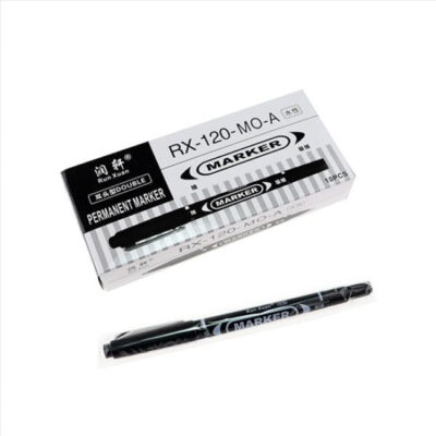 Marker Ανεξίτηλος Μαρκαδόρος/Στυλό Μαύρος RX-120-MO-A 10 τμχ