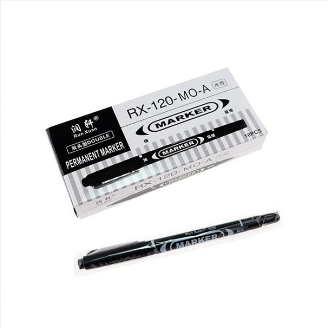 Marker Ανεξίτηλος Μαρκαδόρος/Στυλό Μαύρος RX-120-MO-A 10 τμχ