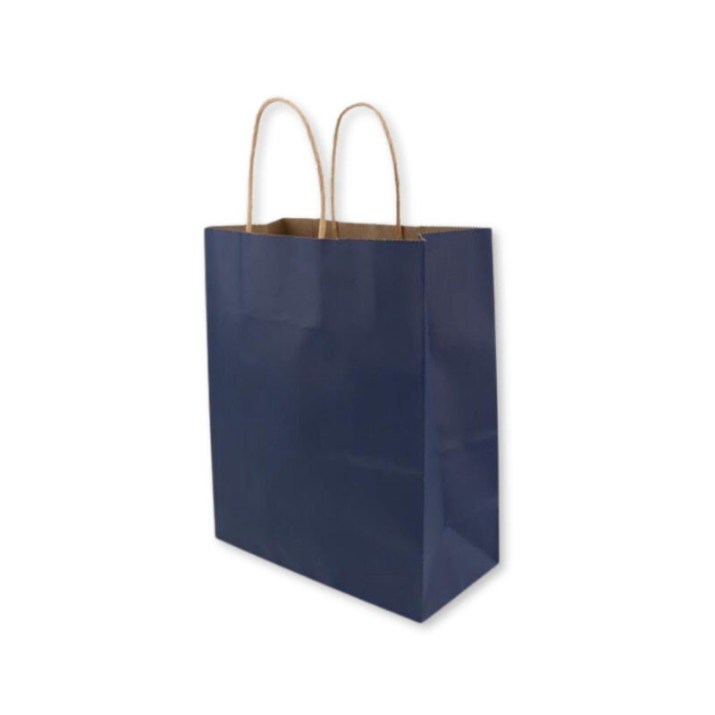 22x11x27cm Premium Χάρτινη Τσάντα Μπλε