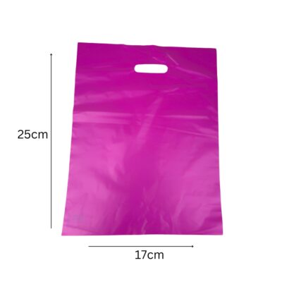 17x25cm Τσάντα Χούφτα Φουξ Χαρτοπλάστ 55micron 1kg/240τμχ