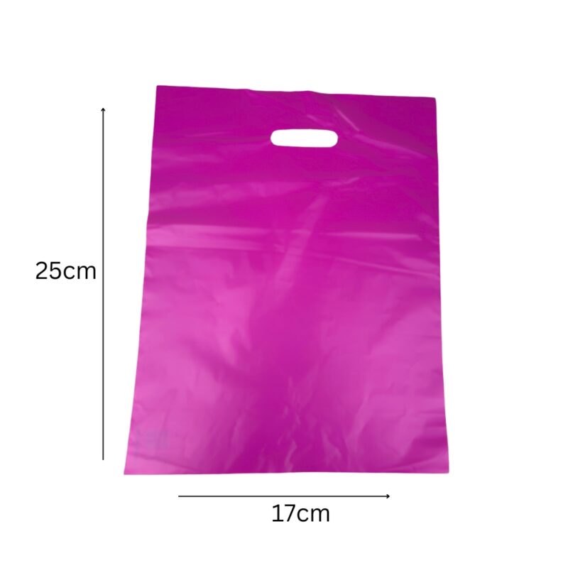 17x25cm Τσάντα Χούφτα Φουξ Χαρτοπλάστ 55micron 1kg/240τμχ