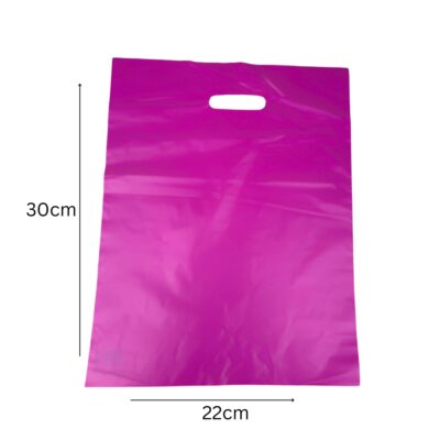 22x30cm Τσάντα Χούφτα Φουξ Χαρτοπλάστ 55micron 1kg/170τμχ