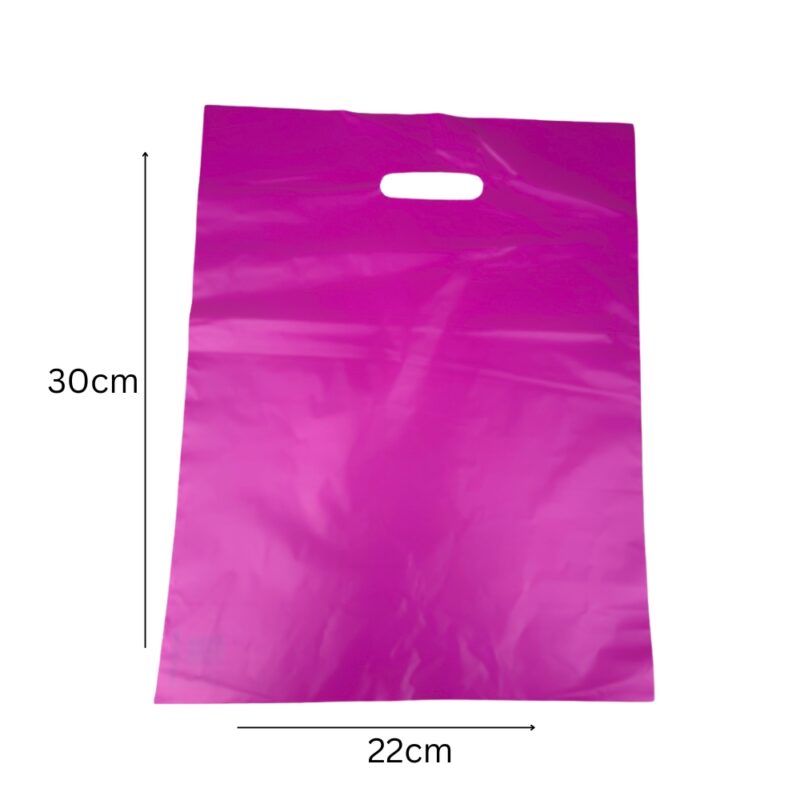 22x30cm Τσάντα Χούφτα Φουξ Χαρτοπλάστ 55micron 1kg/170τμχ