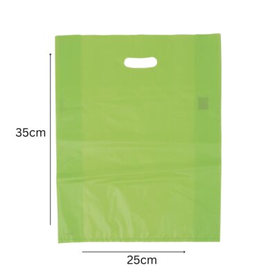 25x35cm Τσάντα Χούφτα Λαχανί Χαρτοπλάστ 55micron 1kg/120τμχ