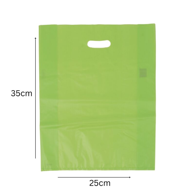 25x35cm Τσάντα Χούφτα Λαχανί Χαρτοπλάστ 55micron 1kg/120τμχ