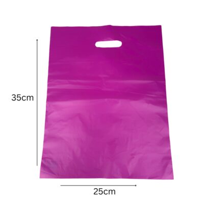 25x35cm Τσάντα Χούφτα Φουξ Χαρτοπλάστ 55micron 1kg/120τμχ