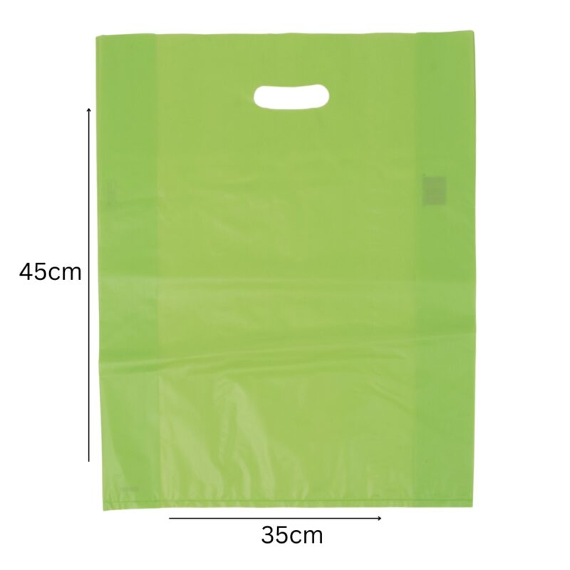 35x45cm Τσάντα Χούφτα Λαχανί Χαρτοπλάστ 55micron 1kg/70τμχ