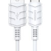 KAKUSIGA καλώδιο USB-C σε USB KSC-710, 3A, 480Mbps, 1.2m, λευκό