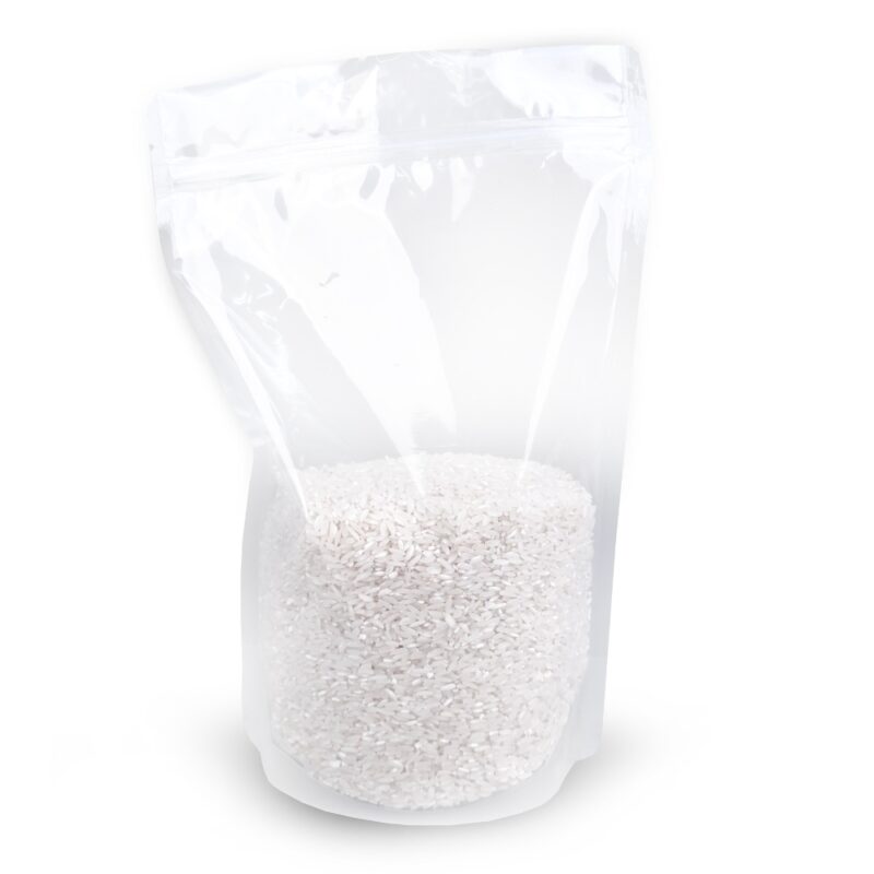 Doypack Σακουλάκι Τροφίμων Διαφανές με Ziplock 20x10x30cm 1000gr